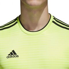 Мужская футболка Adidas Condivo 18 JSY M CF0685, желтая цена и информация | Мужская спортивная одежда | kaup24.ee