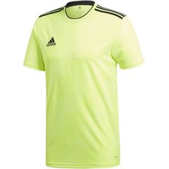 Мужская футболка Adidas Condivo 18 JSY M CF0685, желтая цена и информация | Мужская спортивная одежда | kaup24.ee