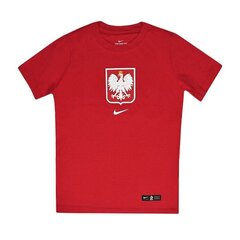 Спортивная футболка Nike Poland Crest Jr CU1212 611 цена и информация | Рубашки для мальчиков | kaup24.ee