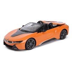 Auto R / C BMW i8 Roadster Rastar 1:12 Oranž hind ja info | Poiste mänguasjad | kaup24.ee