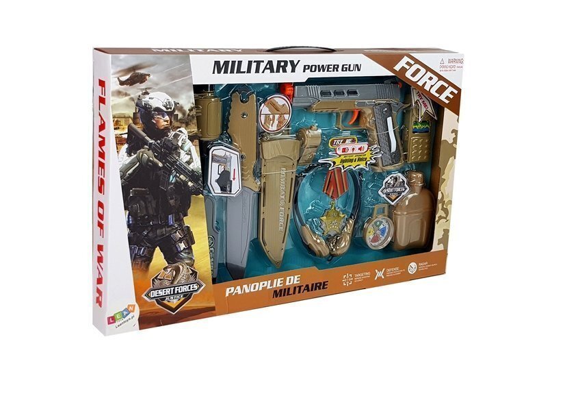 Sõjaväe komplekt koos tarvikutega hind ja info | Poiste mänguasjad | kaup24.ee