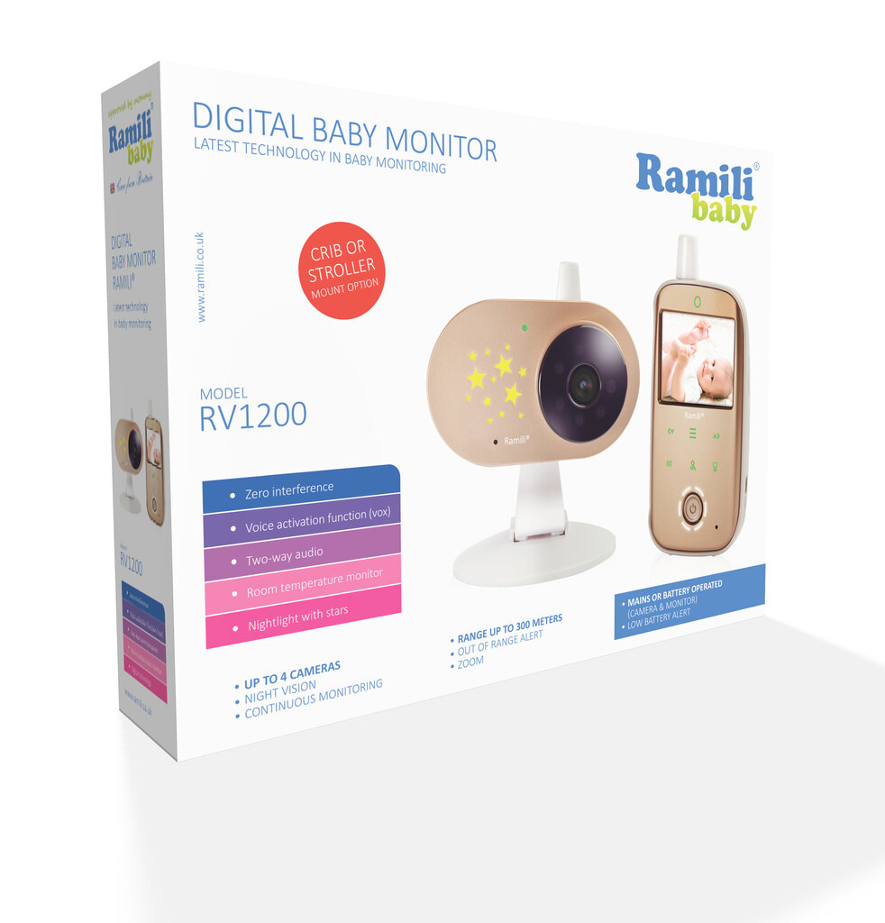 Beebimonitor Ramili RV1200 цена и информация | Beebimonitorid | kaup24.ee