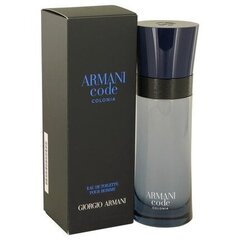 Giorgio Armani Code Colonia EDT для мужчин 75 мл цена и информация | Мужские духи | kaup24.ee