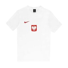 Мужская спортивная футболка Nike Poland Breathe M CD0876-100, 64970, белая цена и информация | Мужская спортивная одежда | kaup24.ee