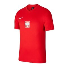 Meeste spordisärk Nike Poland Breathe M CD0876-688, 65013, punane hind ja info | Meeste spordiriided | kaup24.ee