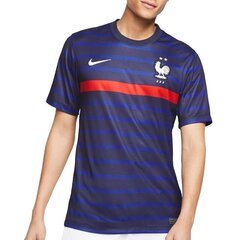 Meeste spordisärk Nike France Stadium Home 20/21 M CD0700-498 Tee (65255) hind ja info | Meeste spordiriided | kaup24.ee