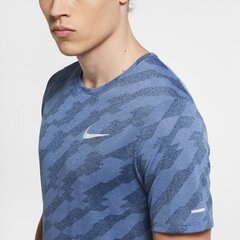 Футболка спортивная мужская Nike Miler Future Fast M, синяя CU5457-458 цена и информация | Мужская спортивная одежда | kaup24.ee