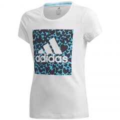 Poiste spordisärk Adidas Gfx Tee, valge GE0500 hind ja info | Poiste särgid | kaup24.ee