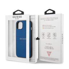 GUHCP13MPSASBBL Guess PU Leather Saffiano Case for iPhone 13 Blue hind ja info | Telefoni kaaned, ümbrised | kaup24.ee