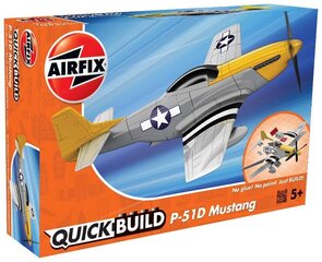 Airfix - QUICK BUILD P-51D Mustang, J6016 цена и информация | Игрушки для мальчиков | kaup24.ee