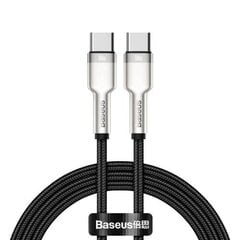 Baseus Cafule Metal USB C - кабель USB C для передачи данных и зарядки до 100 Вт, 1м, черный цена и информация | Borofone 43757-uniw | kaup24.ee