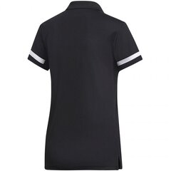 Спортивная футболка женская Adidas Team 19 Polo, черная DW6877 цена и информация | Спортивная одежда женская | kaup24.ee