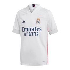 Спортивная футболка Adidas Real Madrid Home 20/21 Jr FQ7486, 64241 цена и информация | Рубашки для мальчиков | kaup24.ee