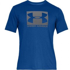 Спортивная мужская футболка Under Armor Boxed Sportstyle Ss M 1329581 400, синяя цена и информация | Мужская спортивная одежда | kaup24.ee