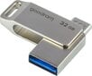 Mälupulk Goodram 32GB dual USB-A+USB-C, USB3.2 hõbedane hind ja info | Mälupulgad | kaup24.ee