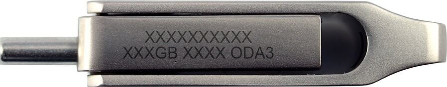Mälupulk Goodram 32GB dual USB-A+USB-C, USB3.2 hõbedane цена и информация | Mälupulgad | kaup24.ee