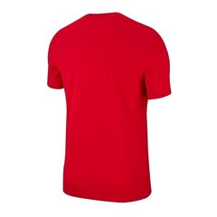 Мужская спортивная футболка Nike NSW Tee Icon Futura M AR5004-657 (81375), красная цена и информация | Мужская спортивная одежда | kaup24.ee