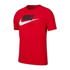Meeste spordisärk Nike NSW Tee Icon Futura M AR5004-657 (81375), punane hind ja info | Meeste spordiriided | kaup24.ee