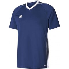 Спортивная футболка мужская Adidas tiro 17 M BK5438, синяя цена и информация | Мужская спортивная одежда | kaup24.ee