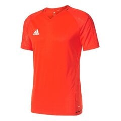 Спортивная футболка мужская Adidas tiro 17 M BQ2809, оранжевая цена и информация | Мужская спортивная одежда | kaup24.ee