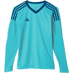 Спортивная футболка для мальчиков Adidas revigo 17 junior AZ5391, синяя цена и информация | Рубашки для мальчиков | kaup24.ee