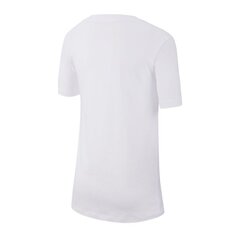 Laste T-särk Nike JR NSW Tee JDI Jr AR5249-100, valge hind ja info | Poiste särgid | kaup24.ee