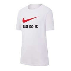 Laste T-särk Nike JR NSW Tee JDI Jr AR5249-100, valge hind ja info | Poiste särgid | kaup24.ee