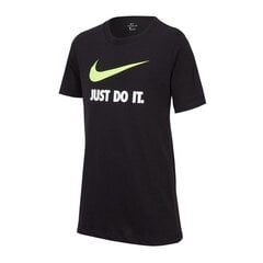 Детская футболка Nike JR NSW Tee JDI Jr AR5249-014, черная цена и информация | Рубашки для мальчиков | kaup24.ee