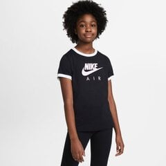 Спортивная футболка для девочек Nike Air Jr CZ1828 657, черная цена и информация | Рубашки для девочек | kaup24.ee