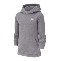 Laste vabaaja dressipluus Nike NSW PO Hoodie Club JR BV3757-091, hall цена и информация | Свитеры, жилетки, пиджаки для девочек | kaup24.ee