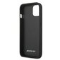 AMG AMHCP13MGSEBK Leather Debossed Lines Back Case For Apple iPhone 13 Black hind ja info | Telefoni kaaned, ümbrised | kaup24.ee