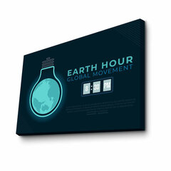 Репродукция Earth Hour цена и информация | Картины, живопись | kaup24.ee