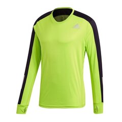 Футболка спортивная мужская Adidas Own The Run, зеленая цена и информация | Мужская спортивная одежда | kaup24.ee