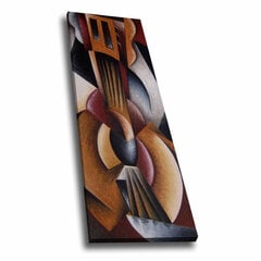 Репродукция Абстрактная гитара цена и информация | Настенные деревянные декорации | kaup24.ee