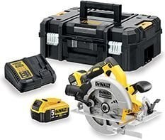 Аккумуляторная дисковая пила 18В XR 2x5Ач DeWALT DCS570P2-QW цена и информация | Пилы, циркулярные станки | kaup24.ee