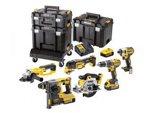 Juhtmeta tööriistakomplekt 18V XR 3x5Ah DeWALT DCK654P3T-QW hind ja info | Akutrellid ja akukruvikeerajad | kaup24.ee