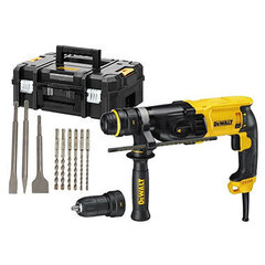 DeWalt haamritrell koos tarvikutega 900W DeWALT D25144KP-QS hind ja info | Akutrellid ja akukruvikeerajad | kaup24.ee