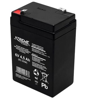 Свинцовый аккумулятор Xtreme 6Ач 4.5В цена и информация | Аккумуляторы | kaup24.ee