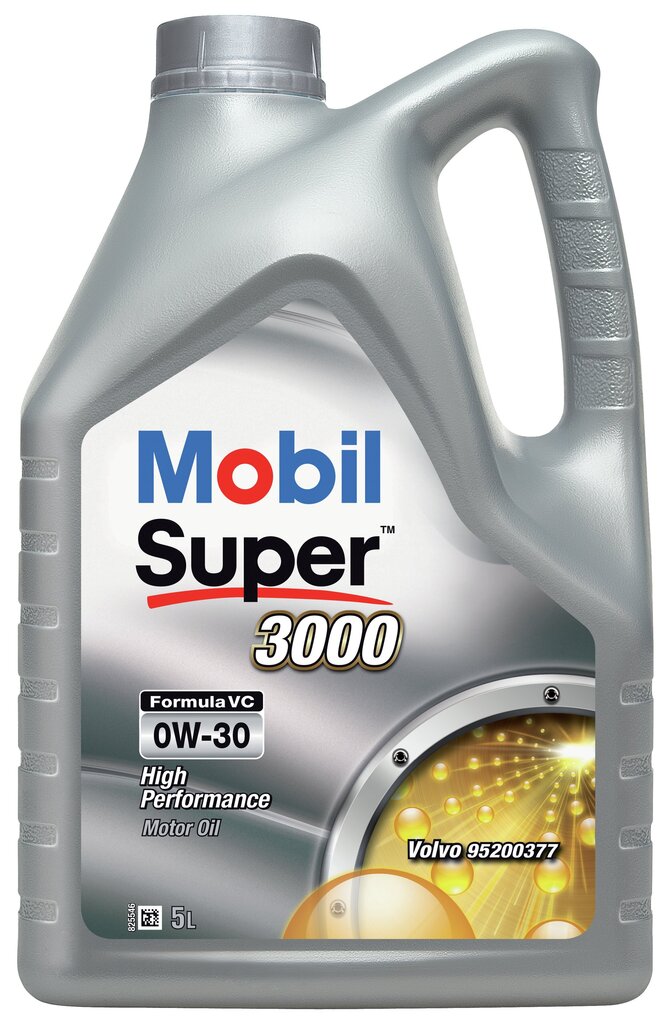 Õli Super 3000 Formula VC 0W-30 Sünteetiline Mootoritele 5 l MOBIL 0W30 F-VC hind ja info | Mootoriõlid | kaup24.ee