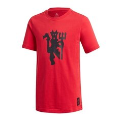 Спортивная футболка для мальчиков Adidas Mufc Graphic Jr FR3837 64237 цена и информация | Рубашки для мальчиков | kaup24.ee