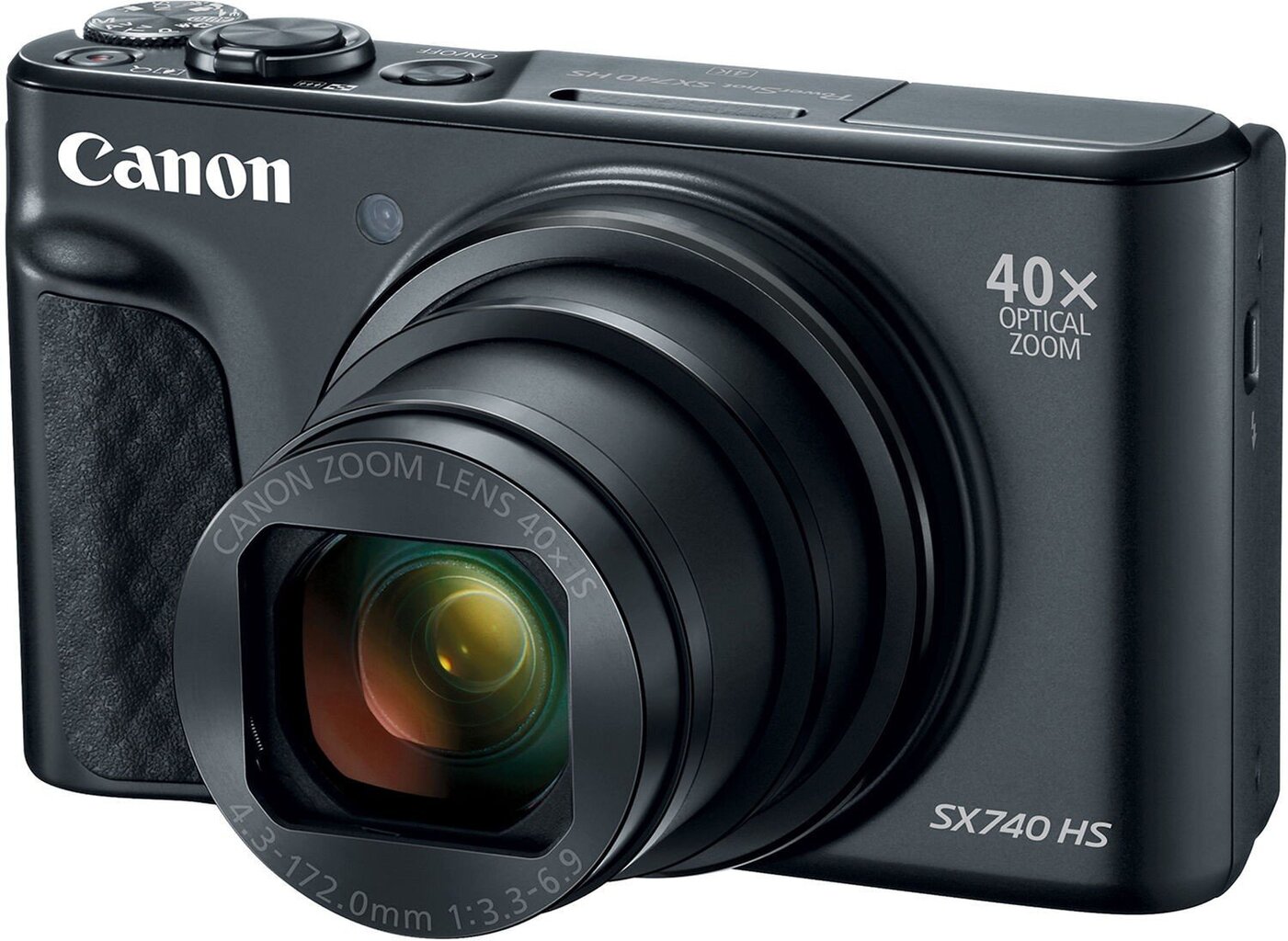 Canon Powershot SX740 HS kompaktkaamera, must hind ja info | Fotoaparaadid | kaup24.ee