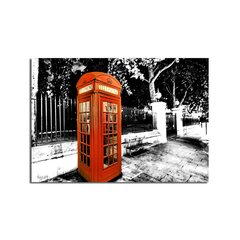 Репродукция Телефонная будка цена и информация | Настенные деревянные декорации | kaup24.ee