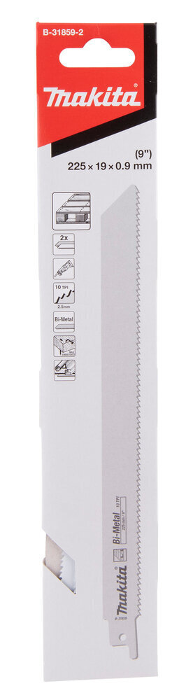 Universaalne saetera Makita BIM 228x0,9mm (10tpi), 2tk.B-31859-2 hind ja info | Käsitööriistad | kaup24.ee