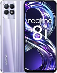 Realme 8i, 4/64GB, Dual SIM, Stellar Purple hind ja info | Telefonid | kaup24.ee