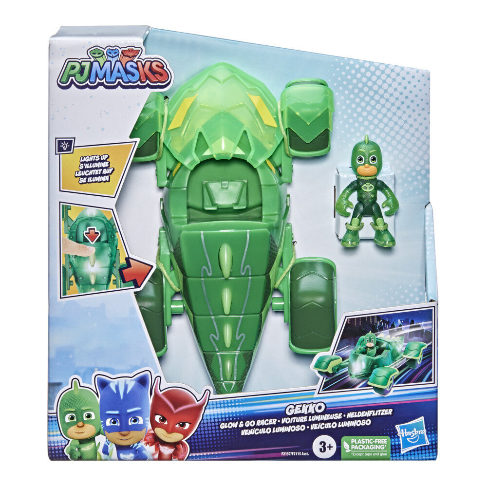 Pidžaamakangelase valgustatud auto figuuriga Pj Masks hind ja info | Poiste mänguasjad | kaup24.ee