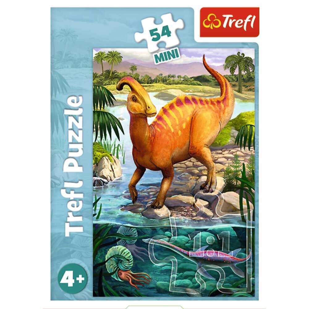 Mini pusle TREFL Dinosaurused, 54-osaline цена и информация | Pusled | kaup24.ee