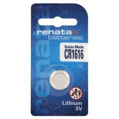 Аккумулятор RENATA CR1620-1BB, 1 шт. цена и информация | Аккумуляторы, батарейки | kaup24.ee