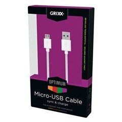 GRIXX 128018 USB A / USB B MICRO, 3M USB 2.0 цена и информация | Кабели и провода | kaup24.ee