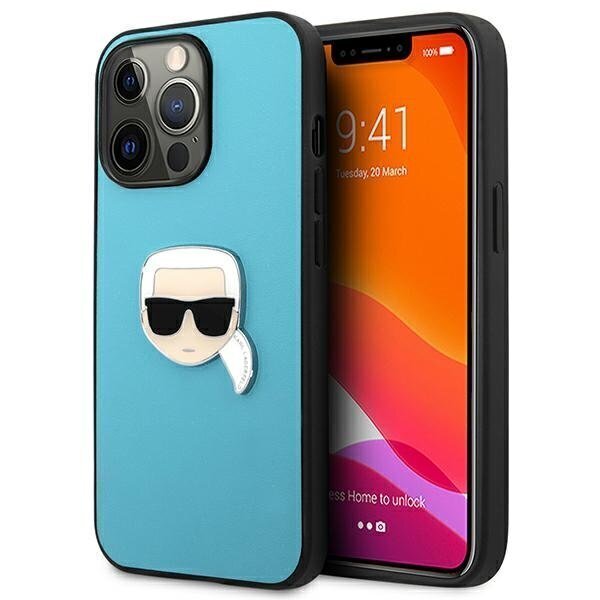 Karl Lagerfeld KLHCP13LPKMB, telefonile iPhone 13 Pro / 13, sinine цена и информация | Telefoni kaaned, ümbrised | kaup24.ee