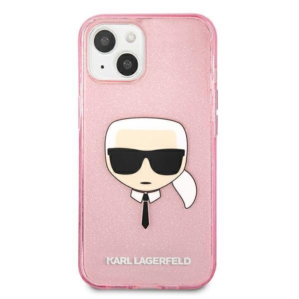 Karl Lagerfeld KLHCP13SKHTUGLP, telefonile iPhone 13 mini, roosa цена и информация | Telefoni kaaned, ümbrised | kaup24.ee